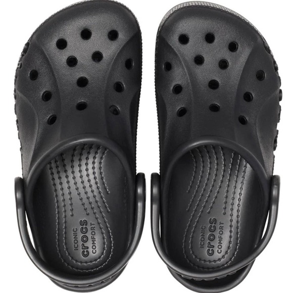 Crocs‎ Unisex Kids Black Baya Clog K Size C10 Toddler Slip On - NWT - Picture 3 of 4
